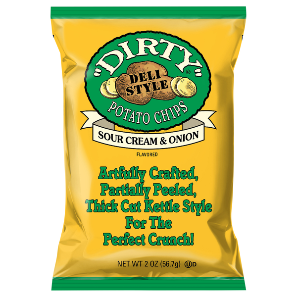 Dirty All Natural Sour Cream & Onion Kettle Cooked Potato Chips