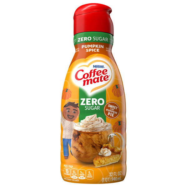 Save on Nestle Coffeemate Zero Sugar Pumpkin Spice Flavored Coffee