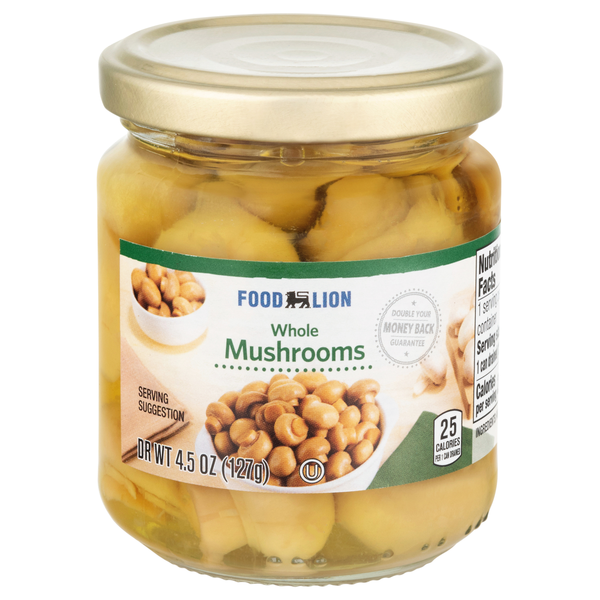 Food Lion Whole Mushrooms