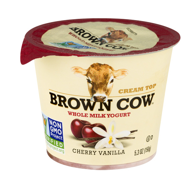 Save on Brown Cow Cream Top Whole Milk Yogurt Cherry Vanilla Order