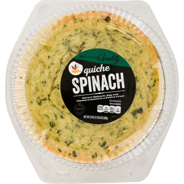 Our Brand Quiche Spinach Heat & Serve