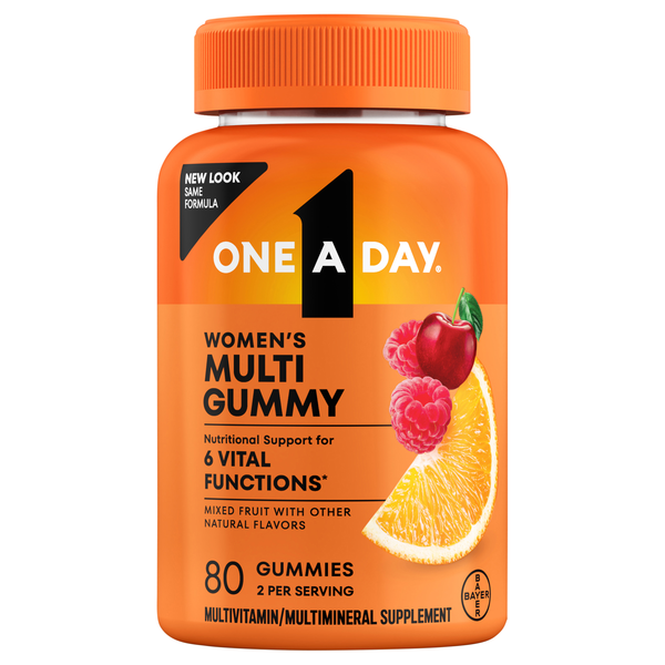 One A Day VitaCraves Women's Multivitamin Supplement Gummies