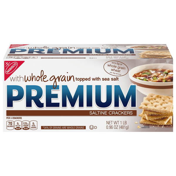 Nabisco Premium Whole Grain Saltine Crackers