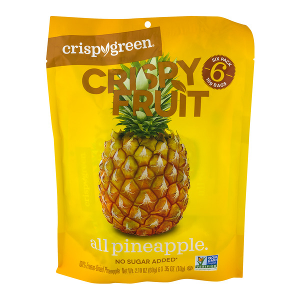 Save on Crispy Green Crispy Fruit Freeze Dried Pineapple No Sugar Added