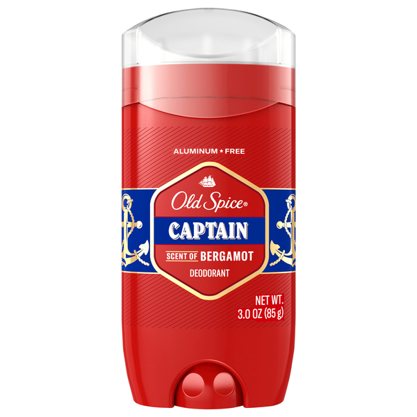 Old Spice Captain Scent of Bergamot Aluminum Free Deodorant Stick