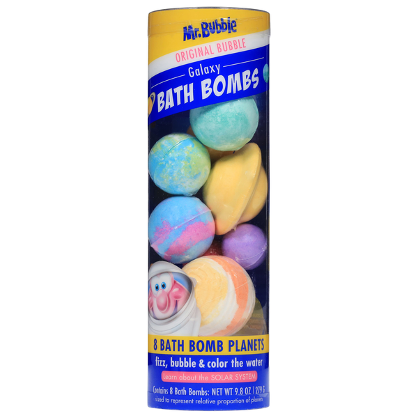 Mr. Bubble Galaxy Bath Bomb Planets - 8 ct