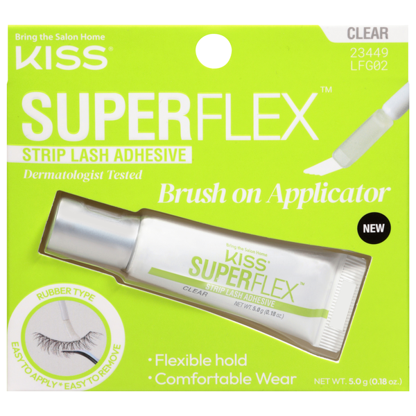 Kiss Superflex Strip Lash Adhesive Clear 23449