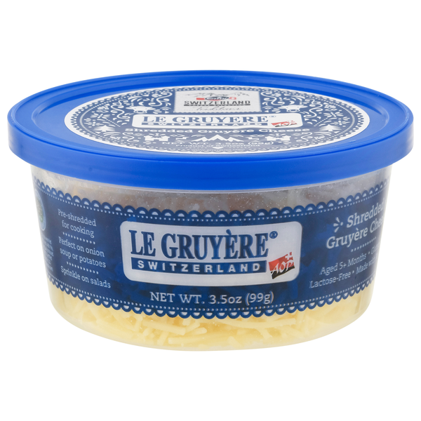 Emmi Imported Shredded Gruyere Cheese