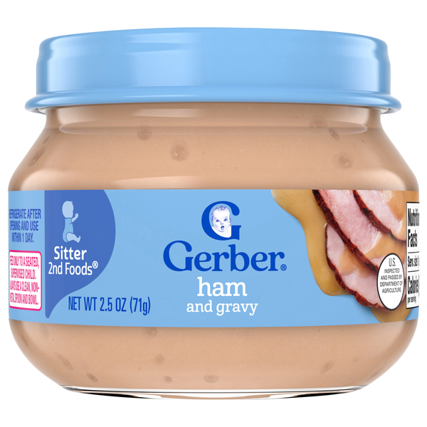 Gerber Mealtime 2nd Baby Food Ham & Gravy