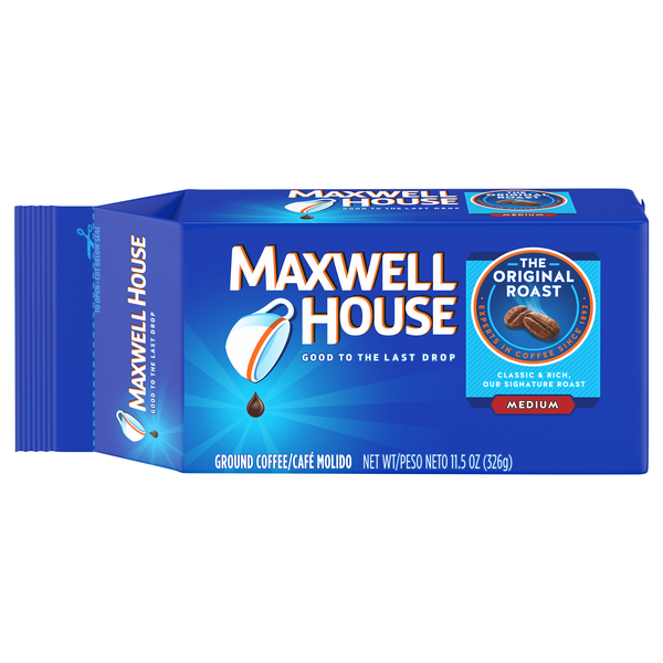 Save on Maxwell House Original Medium Roast Coffee (Ground) Order