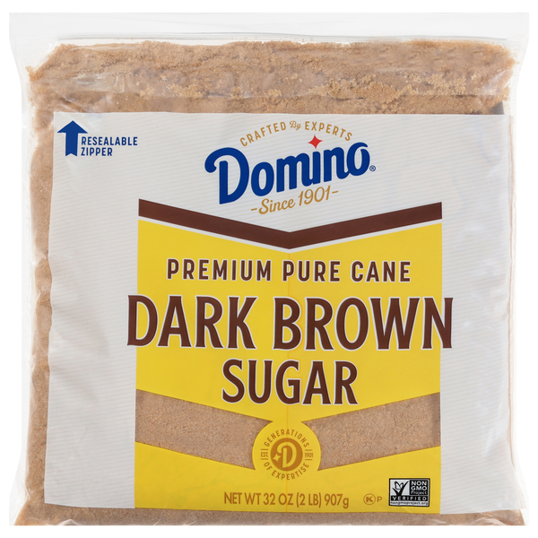 Domino Premium Pure Cane Dark Brown Sugar