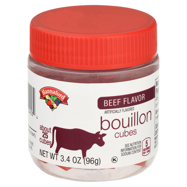 Hannaford Beef Flavor Bouillon Cubes - apx 25 ct