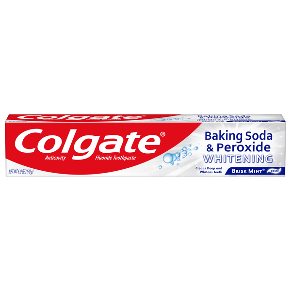 Colgate Baking Soda & Peroxide Whitening Brisk Mint Toothpaste