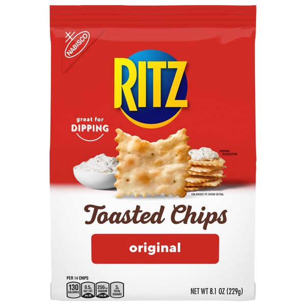 Save on Nabisco Ritz Toasted Chips Original Order Online Delivery Giant
