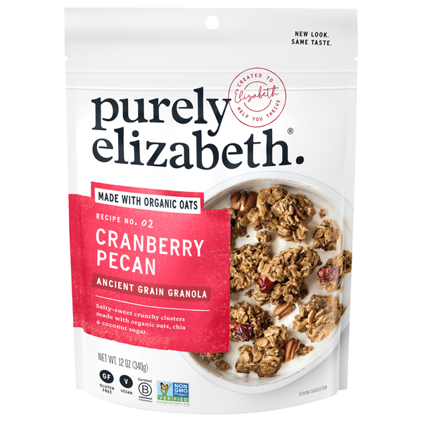Purely Elizabeth Organic Gluten Free Vegan Cranberry Pecan Granola