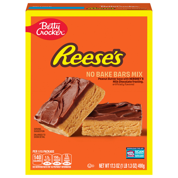 Betty Crocker REESE'S Peanut Butter No Bake Bars Mix
