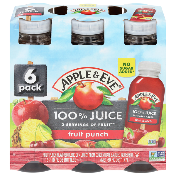 Apple & Eve Fruit Punch 100% Juice - 6 pk