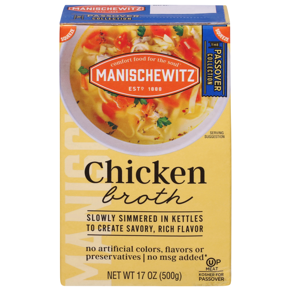 Manischewitz Chicken Broth Kosher For Passover