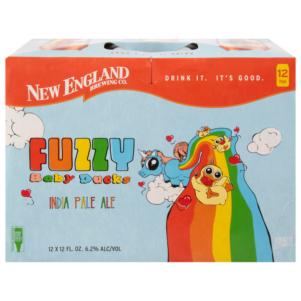New England Brewing Co. Fuzzy Baby Ducks India Pale Ale Beer - 12 pk