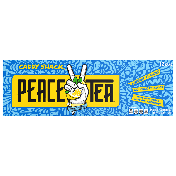 Peace Tea Caddy Shack Lemon Tea - 12 pk