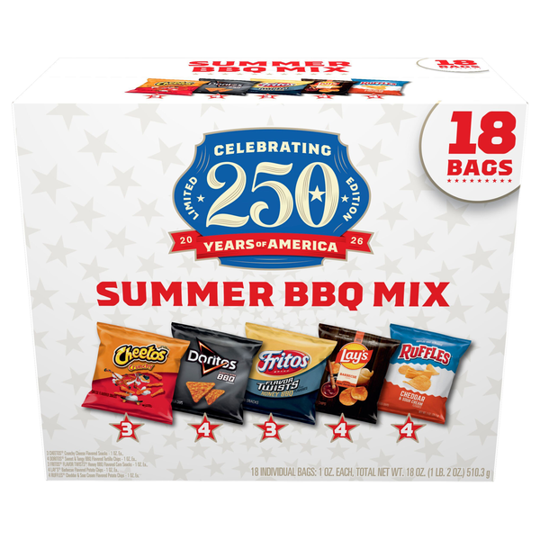 Frito-Lay Summer BBQ Mix Variety - 18 ct