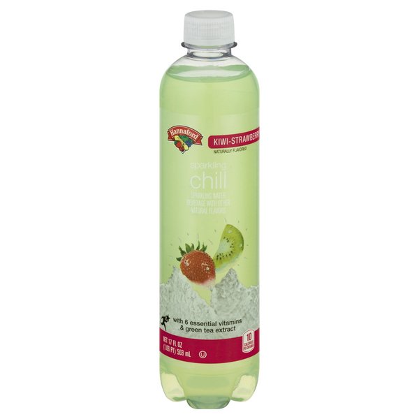 Hannaford Chill Kiwi Strawberry Sparkling Water