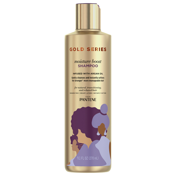 Pantene Pro-V Gold Series Moisture Boost Shampoo Infused with Argan Oil