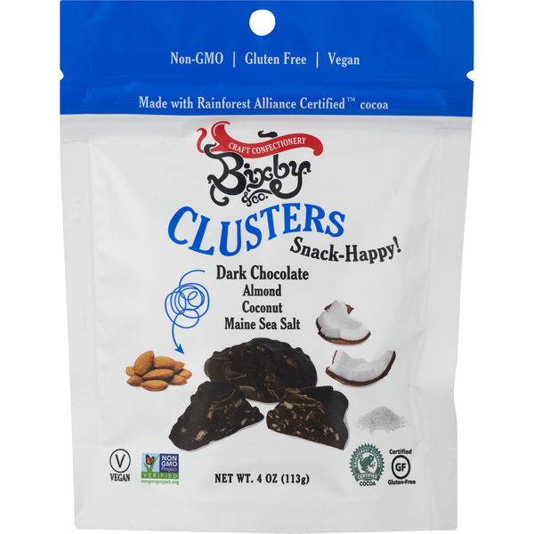 Bixby & Co. Gluten Free Dark Chocolate Almond Coconut & Sea Salt Clusters