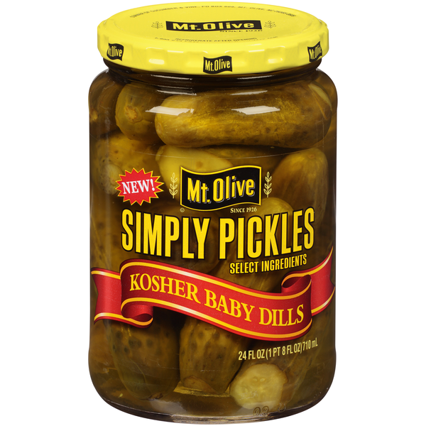 Mt. Olive Simply Pickles Kosher Baby Dills