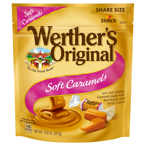 Werther's Original Soft Caramels Share Size