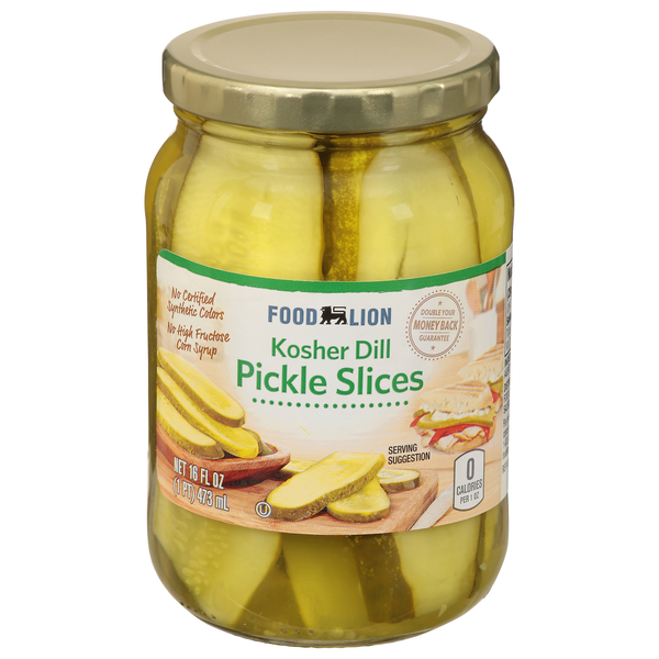Food Lion Fresh Pack Kosher Dill Pickle Slices