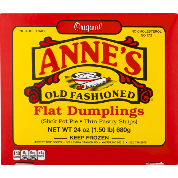 Anne&rsquo;s Old Fashioned Flat Dumplings Slick Pot Pie & Thin Pastry