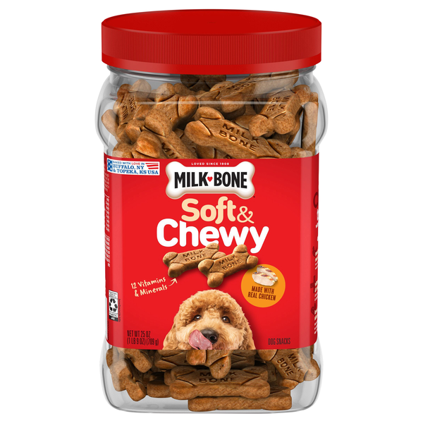 Milk-Bone Soft & Chewy Chicken Recipe Dog Treats
