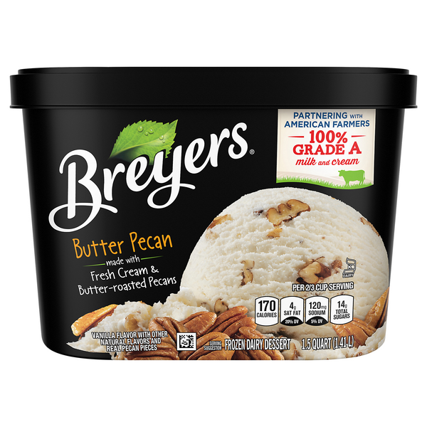 Save on Breyers Frozen Dairy Dessert Butter Pecan Order Online Delivery