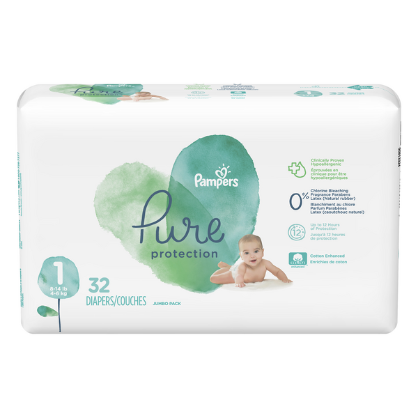 32 pampers size 1