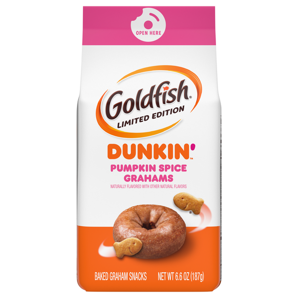 Save on Pepperidge Farm Goldfish Baked Snacks Dunkin' Pumpkin Spice