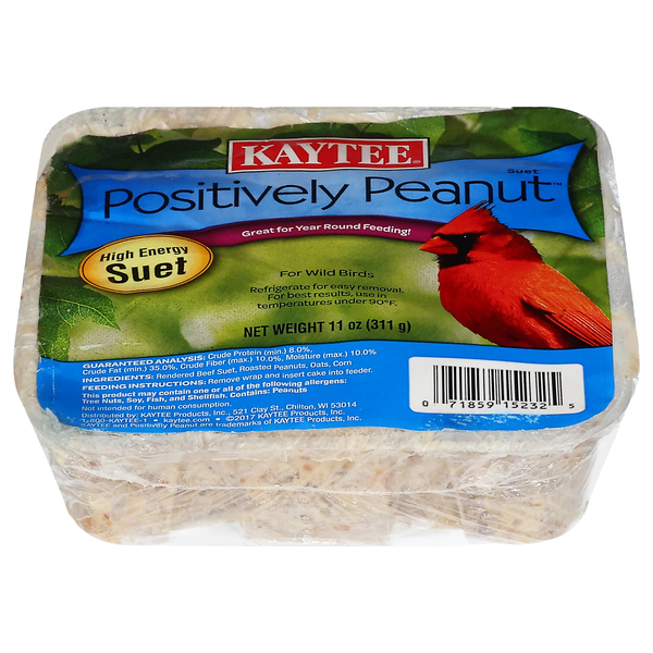 Save on Kaytee Positively Peanut High Energy Suet Wild Bird Food Order