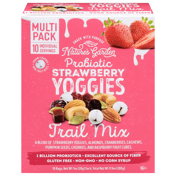 Nature's Garden Strawberry Yoggies Trail Mix - 10 ct