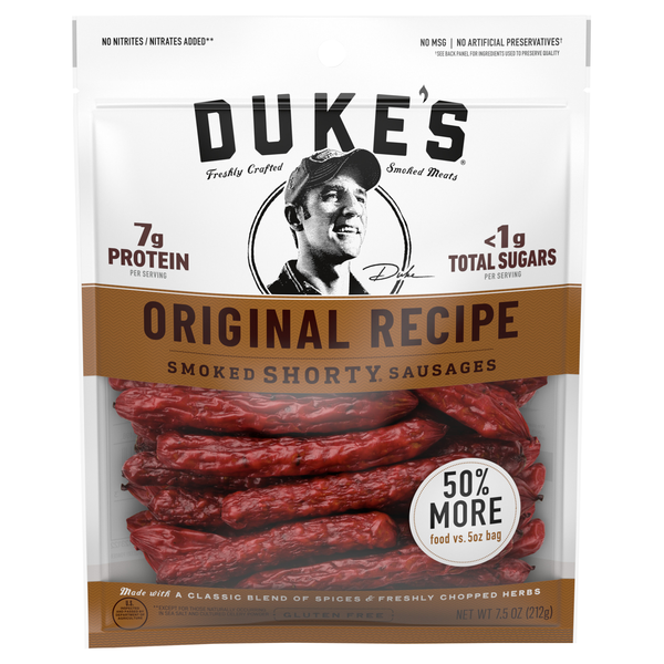 Duke's Original Recipe 7g Protein Smoked Shorty Sausages
