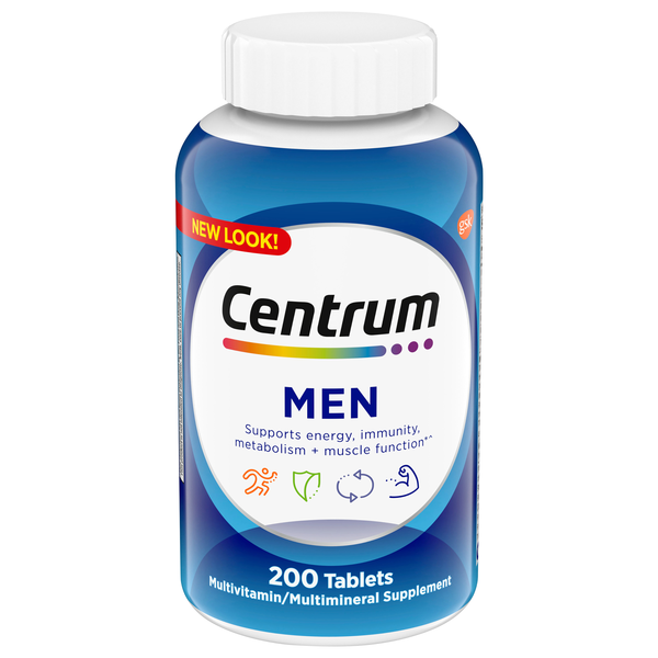 Centrum Men's Multivitamin MultiMineral Supplement Tablets
