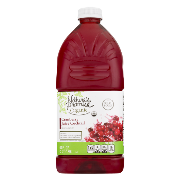 Nature's Promise Organic Juice Cocktail Cranberry