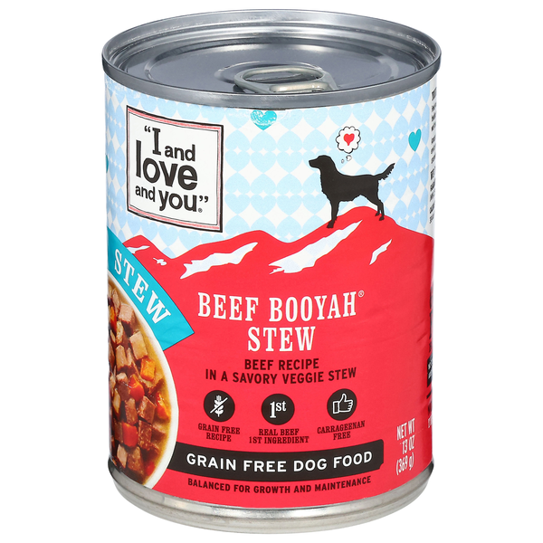 I and Love and You Grain Free Beef Booyah Stew Wet Dog Food
