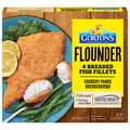 Gorton's Wild Caught Breaded Flounder Fish Fillets - 4 ct Frozen