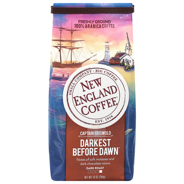 New England Coffee Darkest Before Dawn Dark Roast Ground Coffee