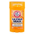 Arm & Hammer Ultra Max Unscented Solid Antiperspirant Deodorant Stick