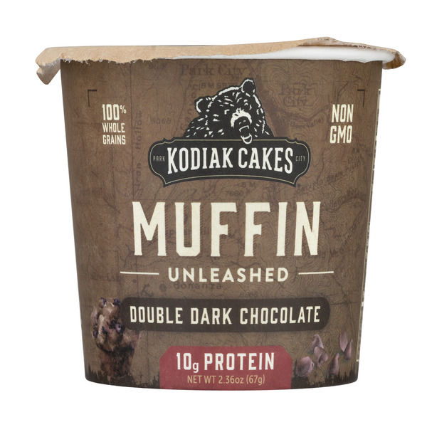 Save on Kodiak Cakes UnLeashed Muffins Double Dark Chocolate Order