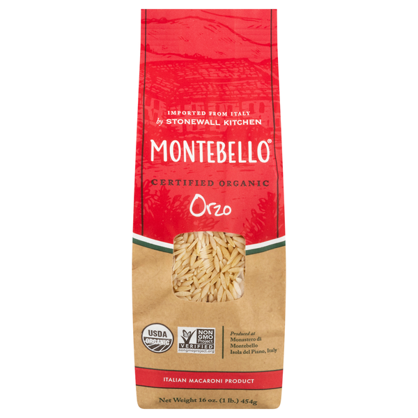 Montebello Organic Orzo Pasta