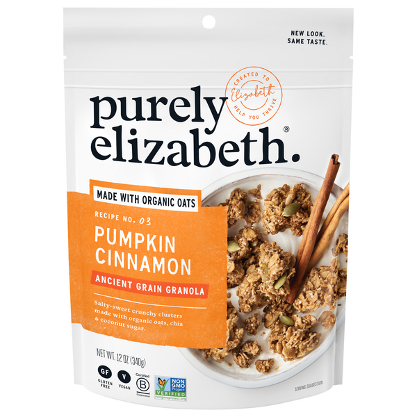 Purely Elizabeth Organic Gluten Free Vegan Pumpkin Cinnamon Granola