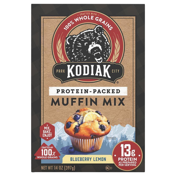 Kodiak Protein-Packed Blueberry Lemon Muffin Mix