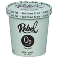 Rebel Lactose Free No Sugar Added Keto Mint Chip Ice Cream